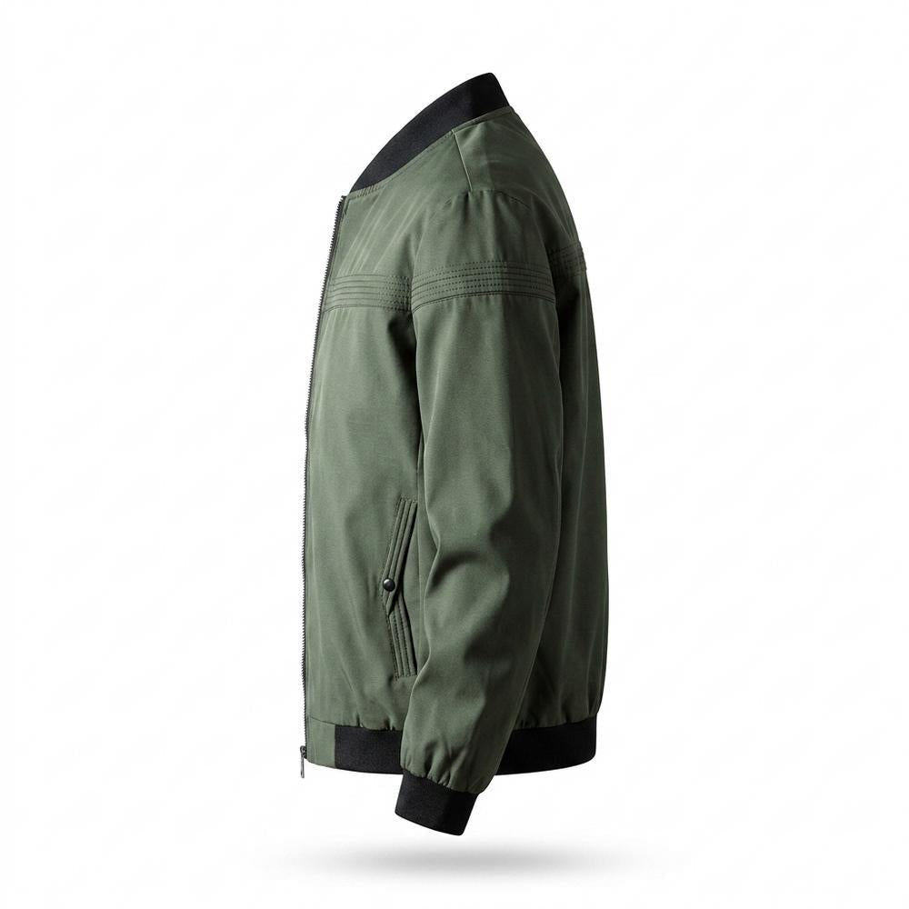 Gentleman Code - Veguk | Reißverschluss Stehkragen Jacke Herren