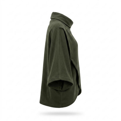 Nobleman Code - Vavol | Hochgeschlossener Asymmetrischer Pullover Damen
