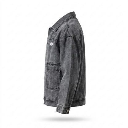 Gentleman Code - Eelem | Denim Geknöpft Jacke Herren