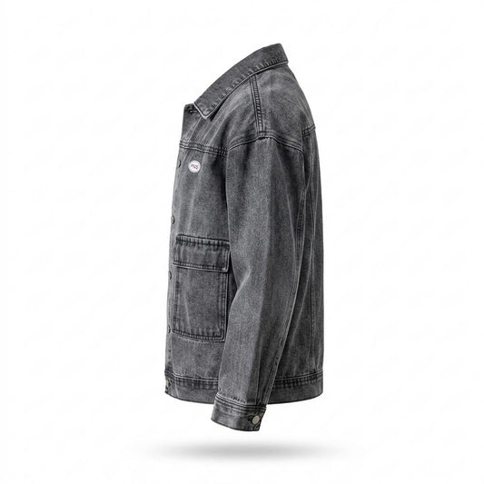 Gentleman Code - Eelem | Denim Geknöpft Jacke Herren