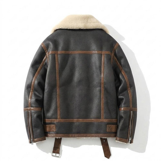 Nobleman Code - Rabid | Gefütterte Asymmetrische Lederjacke Herren