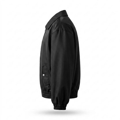 Gentleman Code - Nugas | Glänzende Locker Geschnittene Jacke Herren