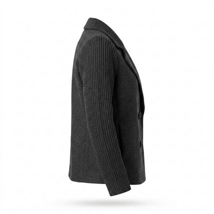 Gentleman Code - Yemir | Doppelreihige Kombinierte Jacke Damen