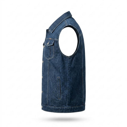 Gentleman Code - Yotar | Ärmellose Denim Weste Herren