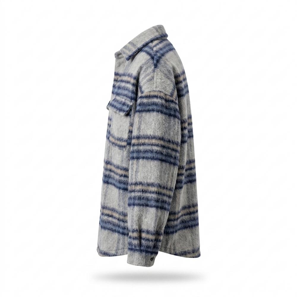 Gentleman Code - Tokid | Wolliges Gestreiftes Hemd Herren