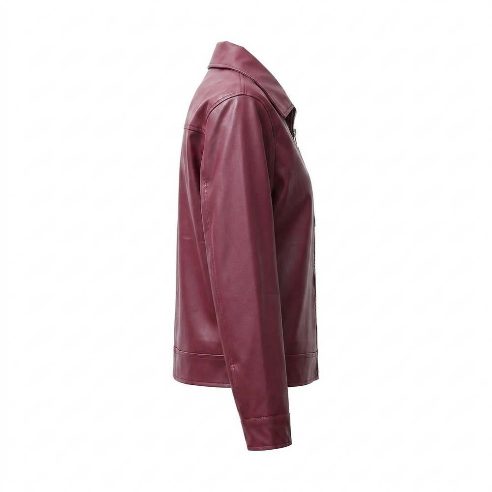 Nobleman Code - Nuhas | Glatt Gefüttert Lederjacke Unisex