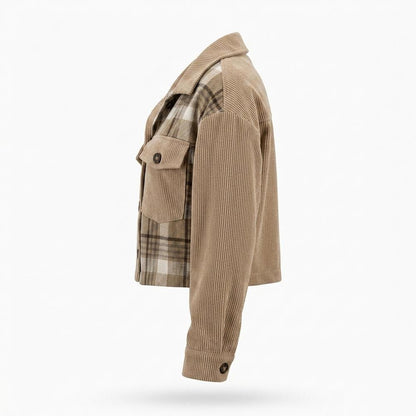 Nobleman Code - Aifir | Gerippte Karierte Jacke Damen