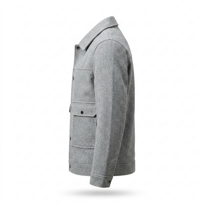 Gentleman Code - Mamit | Meliert Geknöpft Jacke Herren