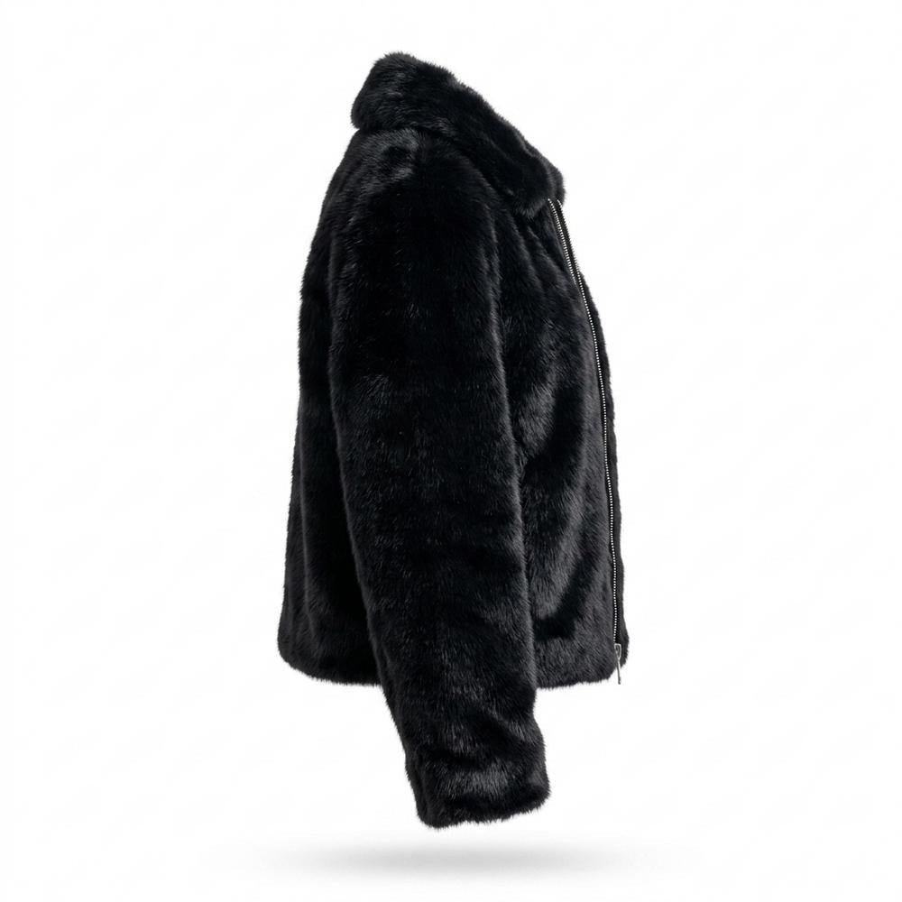 Nobleman Code - Ridod | Gefütterte Plüschige Jacke Damen