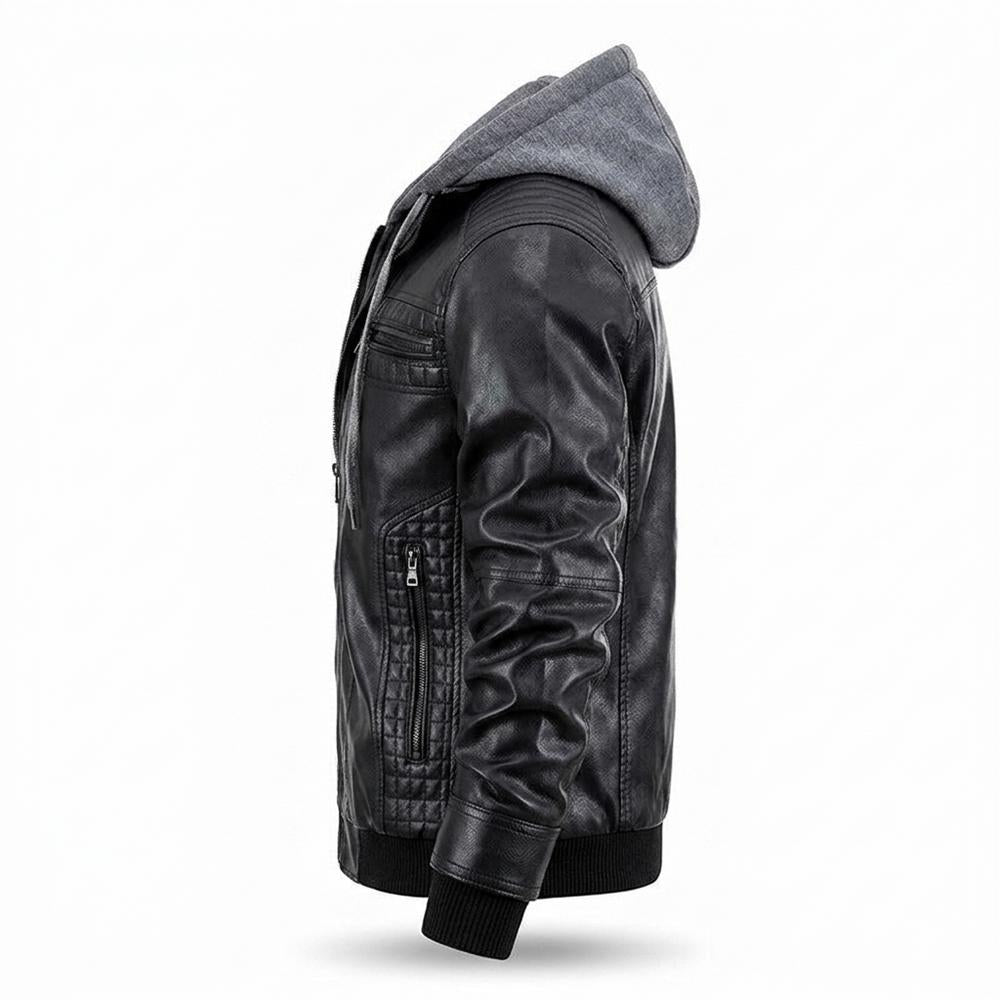 Gentleman Code - Revan | Gefüttert Gesteppt Lederjacke Herren