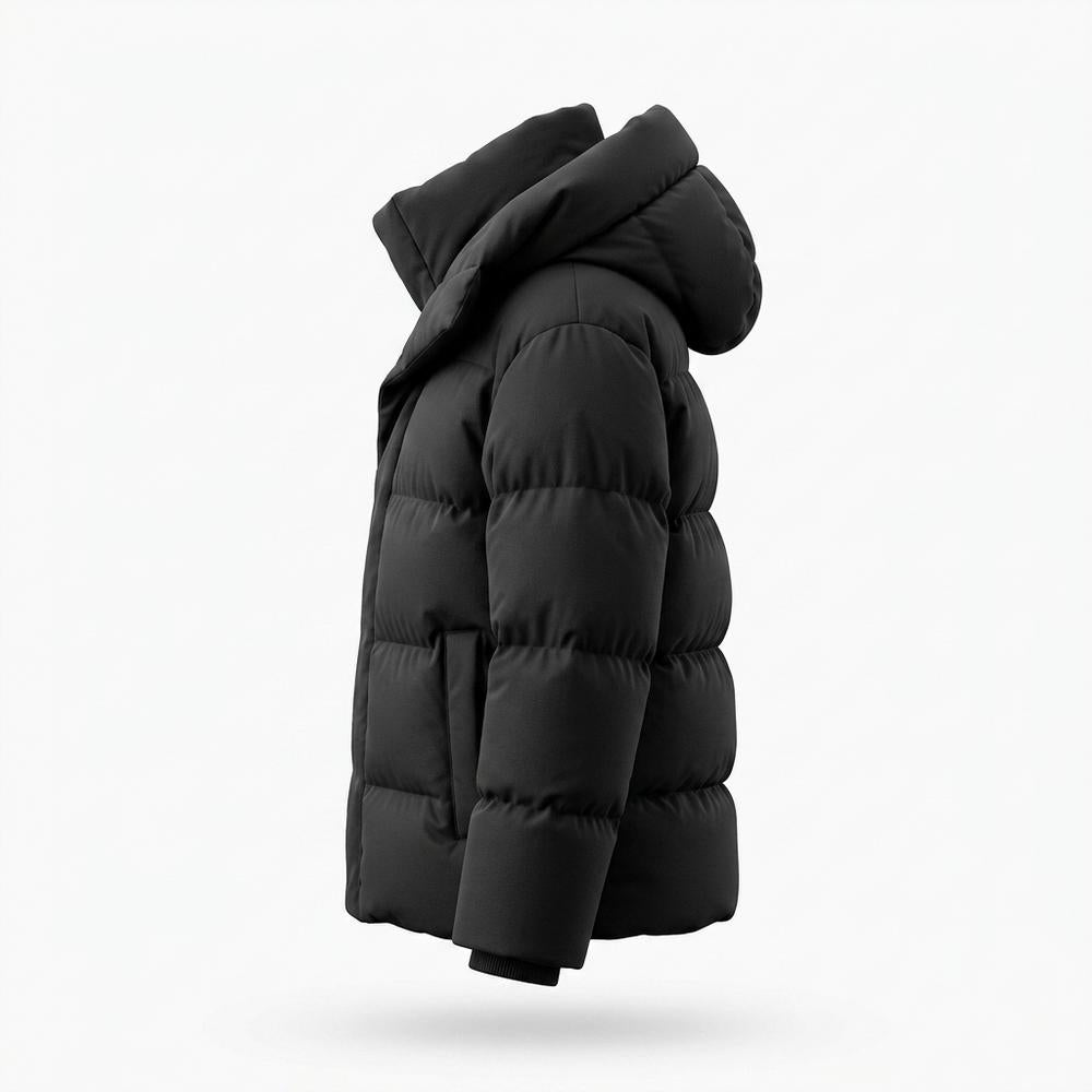 Nobleman Code - Lipos | Wattierte Hochgeschlossene Jacke Damen