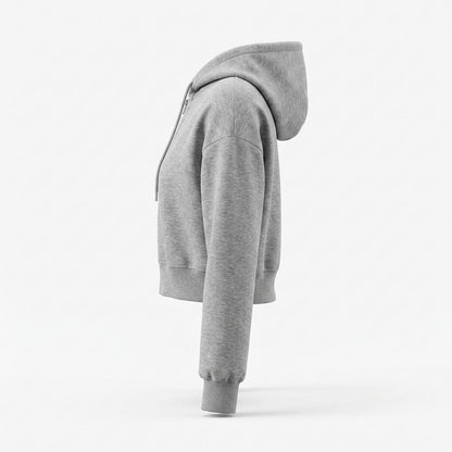 Gentleman Code - Miwas | Kurzgeschnitten Langärmlig Hoodie Damen