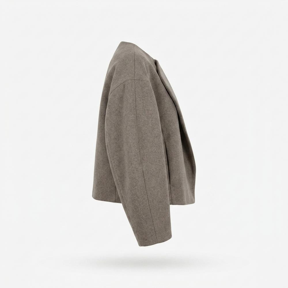 Nobleman Code - Zoler | Kragenlos Kurzgeschnitten Jacke Damen