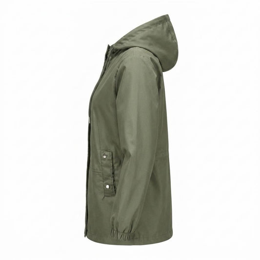 Nobleman Code - Vapad | Kapuzen Geknöpft Jacke Damen