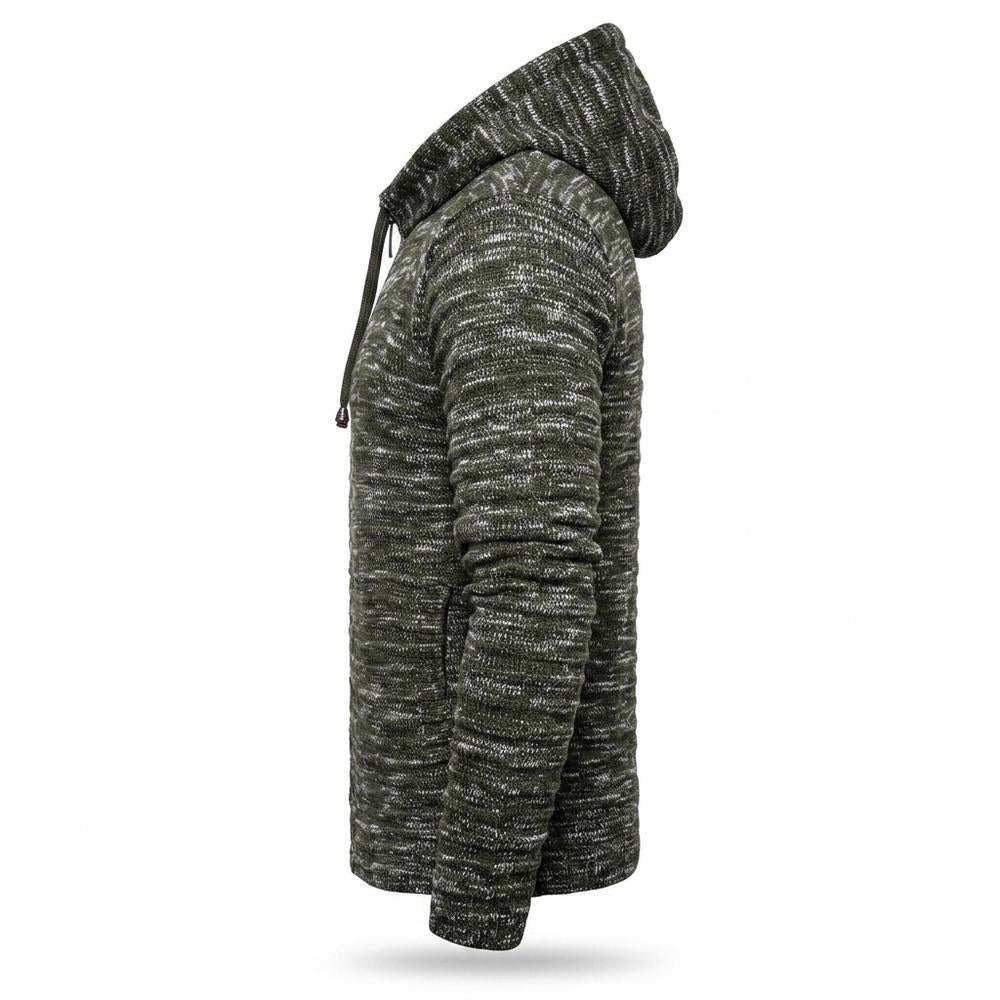 Gentleman Code - Rufil | Melierter Strukturierter Hoodie Herren