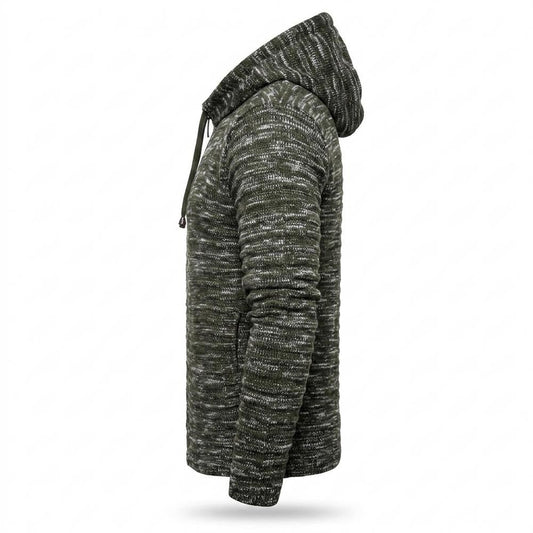 Nobleman Code - Rufil | Melierter Strukturierter Hoodie Herren