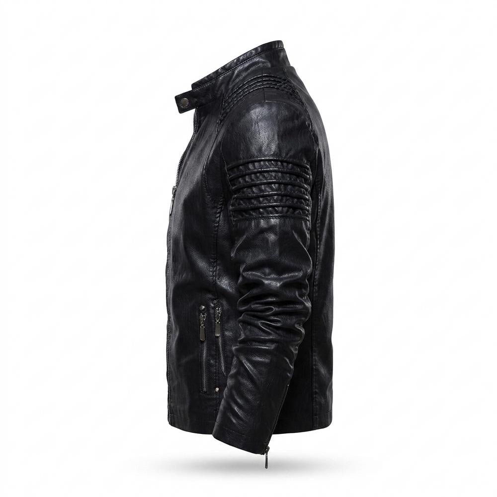 Gentleman Code - Vofok | Gefüttert Gesteppt Lederjacke Herren