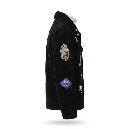 Nobleman Code - Sepam | Bestickte Strukturierte Jacke Unisex