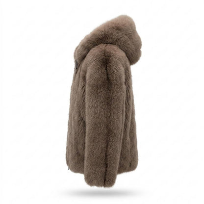 Gentleman Code - Mihum | Gefütterte Pelzartige Jacke Unisex