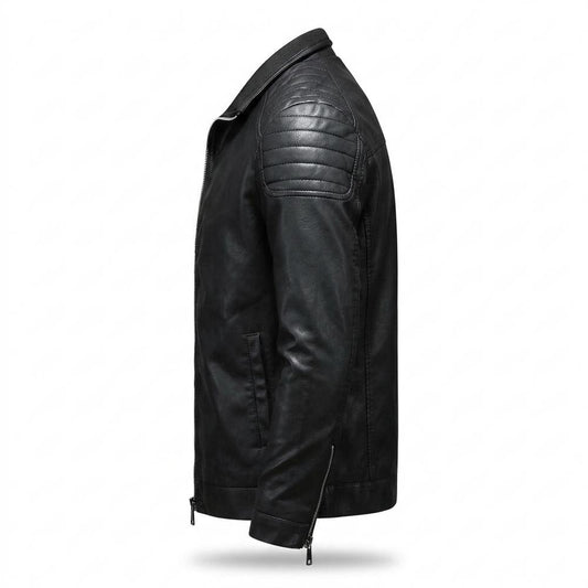 Nobleman Code - Yozor | Gesteppt Figurbetont Lederjacke Herren