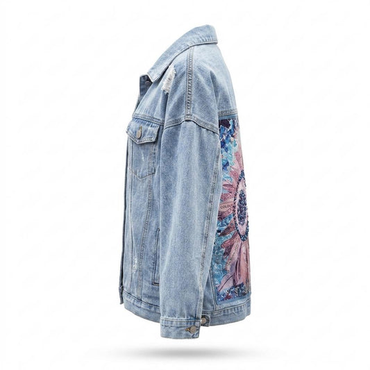 Gentleman Code - Mesin | Bedruckte Oversized Jacke Damen