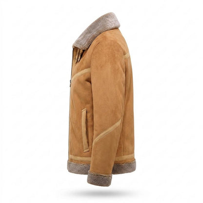 Gentleman Code - Diten | Gefüttert Reißverschluss Wildleder-Jacke Herren