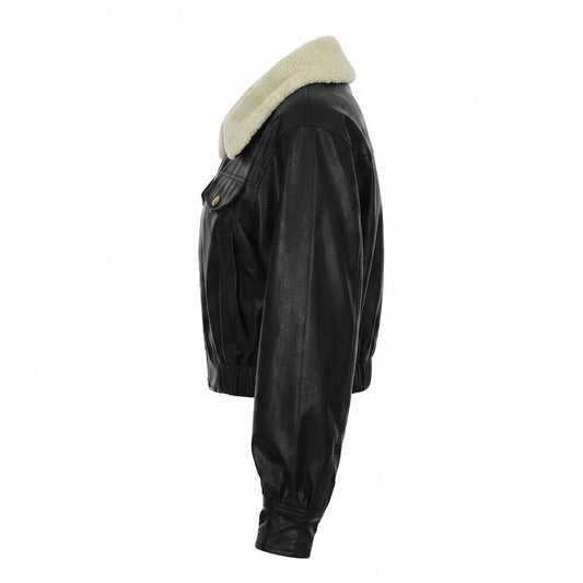Nobleman Code - Sanak | Gefütterte Taillierte Lederjacke Damen