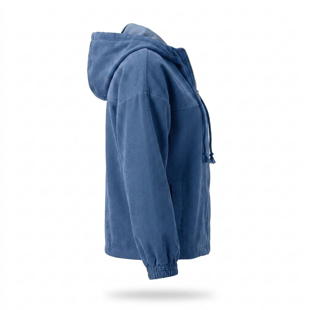 Nobleman Code - Diful | Gerippt Reißverschluss Jacke Damen