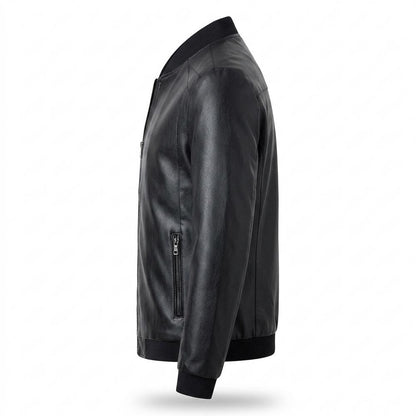 Gentleman Code - Temol | Gefütterte Matte Lederjacke Herren