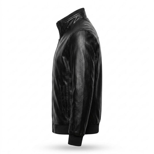 Nobleman Code - Yovil | Gesteppte Gefütterte Lederjacke Herren