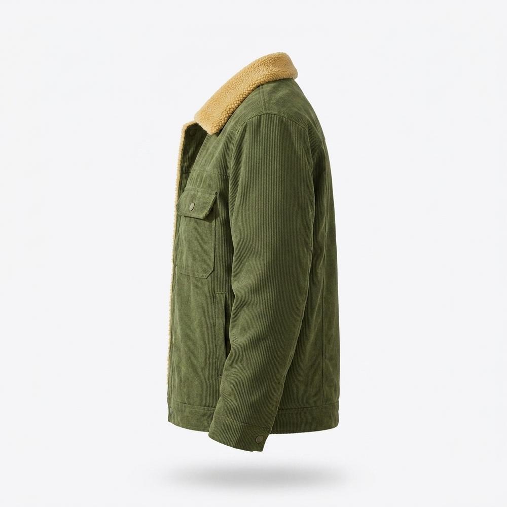 Nobleman Code - Nituk | Gefütterte Cord Jacke Herren