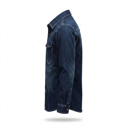 Gentleman Code - Vegik | Langärmliges Denim Hemd Herren