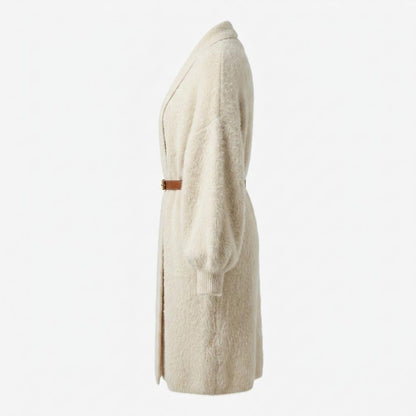 Gentleman Code - Aetir | Flauschiger Langer Cardigan Damen