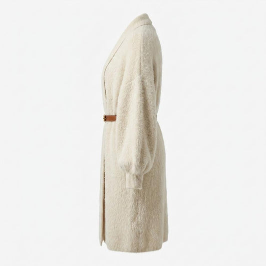 Gentleman Code - Aetir | Flauschiger Langer Cardigan Damen