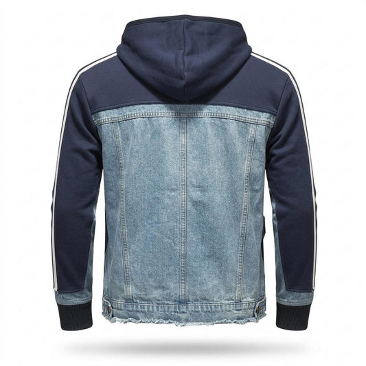Nobleman Code - Radus | Gestreift Kombiniert Hoodie Herren