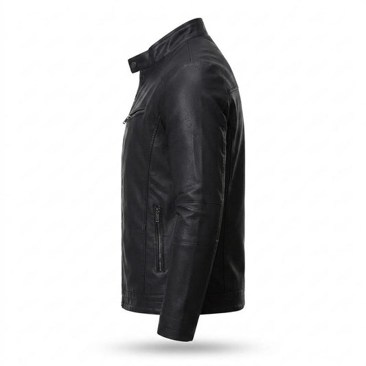 Nobleman Code - Vifat | Gefütterte Taillierte Lederjacke Herren