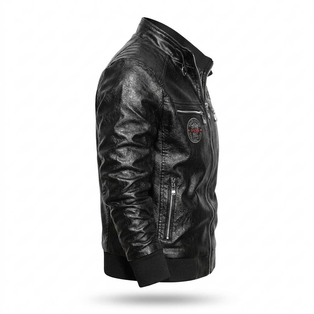 Nobleman Code - Lymar | Gesteppt Gefüttert Lederjacke Herren
