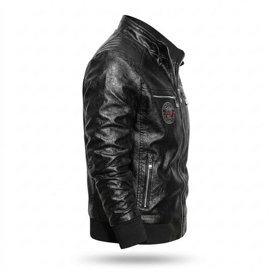 Nobleman Code - Lymar | Gesteppt Gefüttert Lederjacke Herren