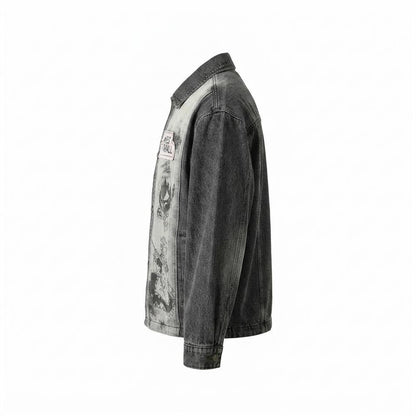 Gentleman Code - Ketir | Bedruckte Zweifarbige Jacke Unisex