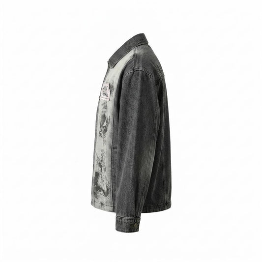 Nobleman Code - Ketir | Bedruckte Zweifarbige Jacke Unisex