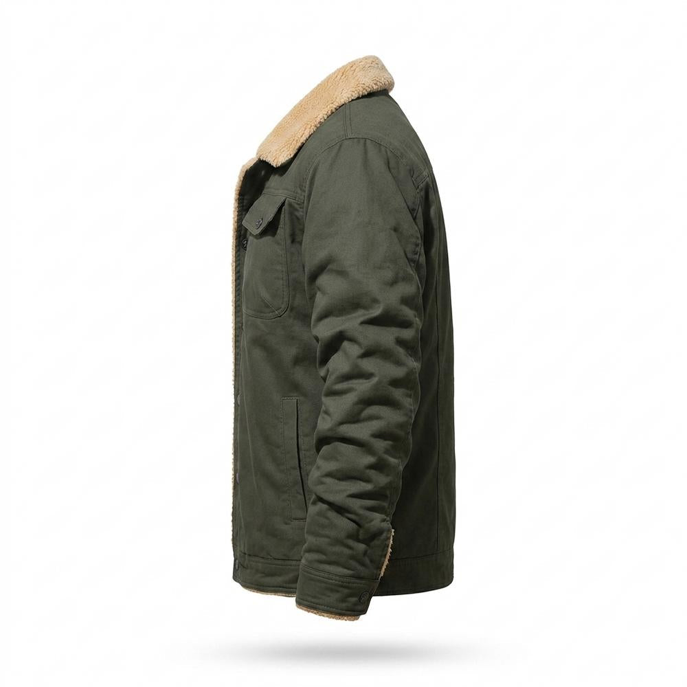 Gentleman Code - Lemed | Gefütterte Geknöpfte Jacke Herren
