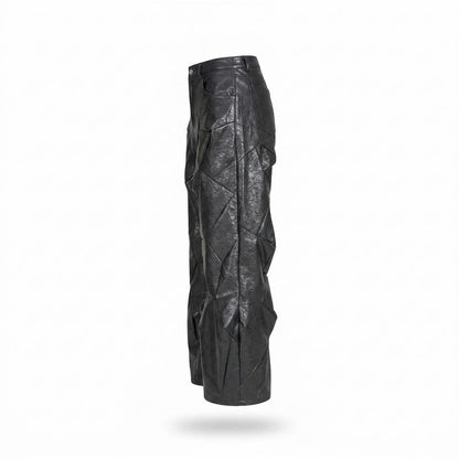 Gentleman Code - Cotod | Weit Geschnittene Strukturierte Hose Unisex