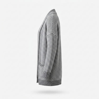 Gentleman Code - Aukos | Strukturierter Offener Cardigan Damen