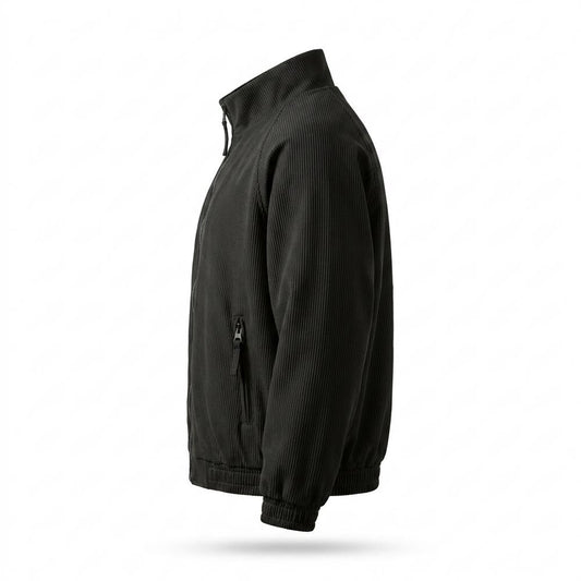 Gentleman Code - Mitod | Gerippte Stehkragen Jacke Unisex